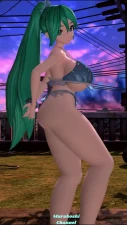 【PROJECT DIVA MEGA39's+ MOD】Murakoshi Channel - Solitary Envy Sexy Bikini y Pechos Grandes