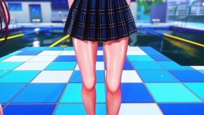 【MMD】Shirogane Noel & Houshou Marine Dance to LOVE&JOY | Hololive Vtubers