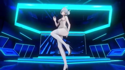 yxYunXi’s 大妃咲边跳边艾草~ (StickySticky) | Blue Archive Koikatsu