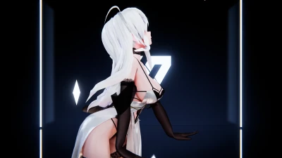 STRESS HAKU por gonyiq: Animación 3D Blender Explosiva