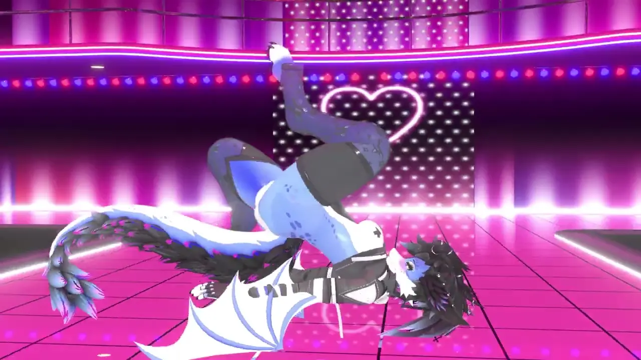 Furry MMD Ardiente | AkariT Desnuda y Sexy en KRVVEN Hunger