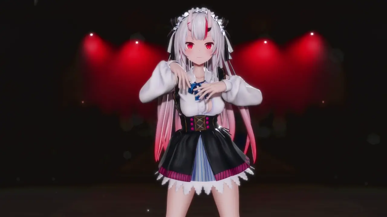 【Shy Panty Variations】Communication with Nakiri Ayame - PPOO VTuber Strip