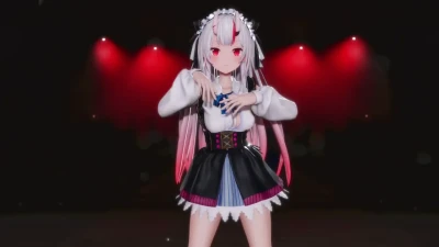 【ชุดชั้นในน่ารัก】สื่อสารกับ Nakiri Ayame - VTuber สตรีป PPOO