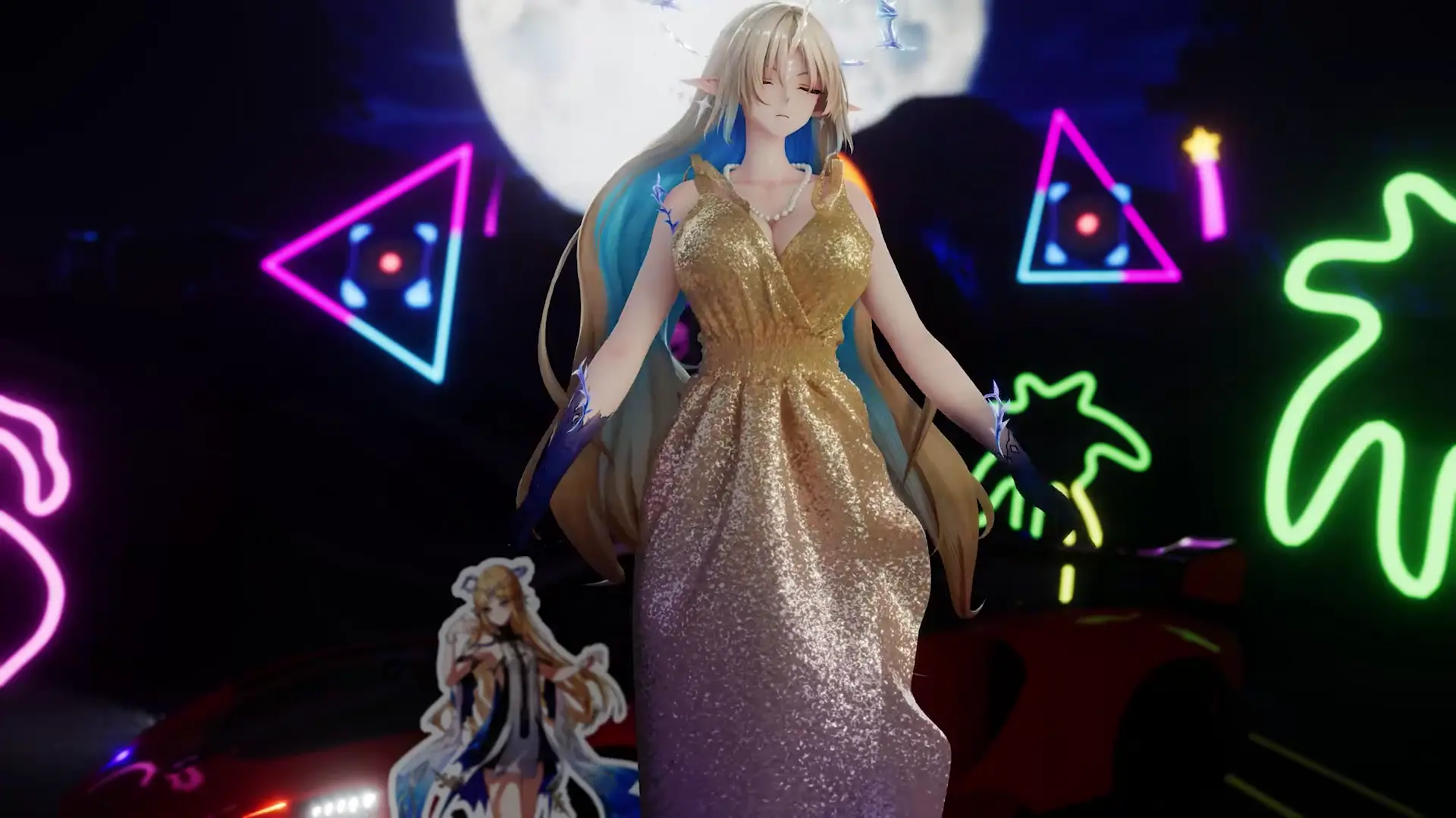 我生病了【鸣潮（Wuthering Waves）/芙露德莉斯】春风不知秋製作｜Blender