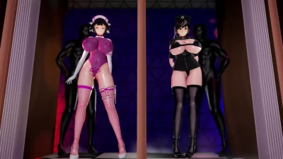 Azul Lane: Baile Sexy en Vestuario con AAA大奶批发王老板 - Atago & Takao