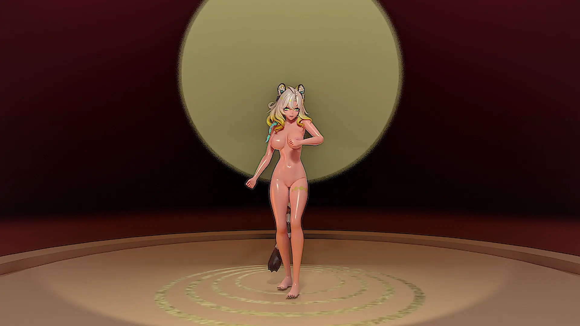 シロネン (Xilonen) 與 VIVIZ 『BOP BOP!』舞蹈｜原神 BlenderMMD