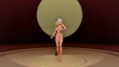 シロネン (Xilonen) & VIVIZ 'BOP BOP!' Dance | Genshin Impact MMD