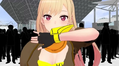 RWBY Cosplay with Marin Kitagawa & Yang Xiao Long Showdown