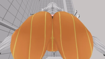MMD Girl Fart：Kizuna Akari 想在廁所放屁放鬆