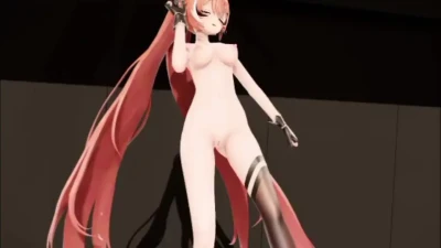 Nanashi Mumei Nude Cinema | MMD Hololive R-18 Exclusive