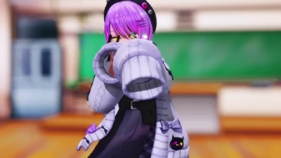 Tokoyami_Towa en Apuros: Strip Explícito y Sexy - PPOO MMD