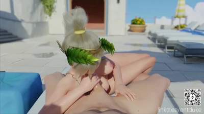 Blowjob quente da Mercy - Overwatch 3D animação POV entduke