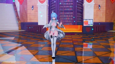 【MMD Genshin Impact】Odette Spessiva Explosiva ~ Rainbow “A” de Poltato