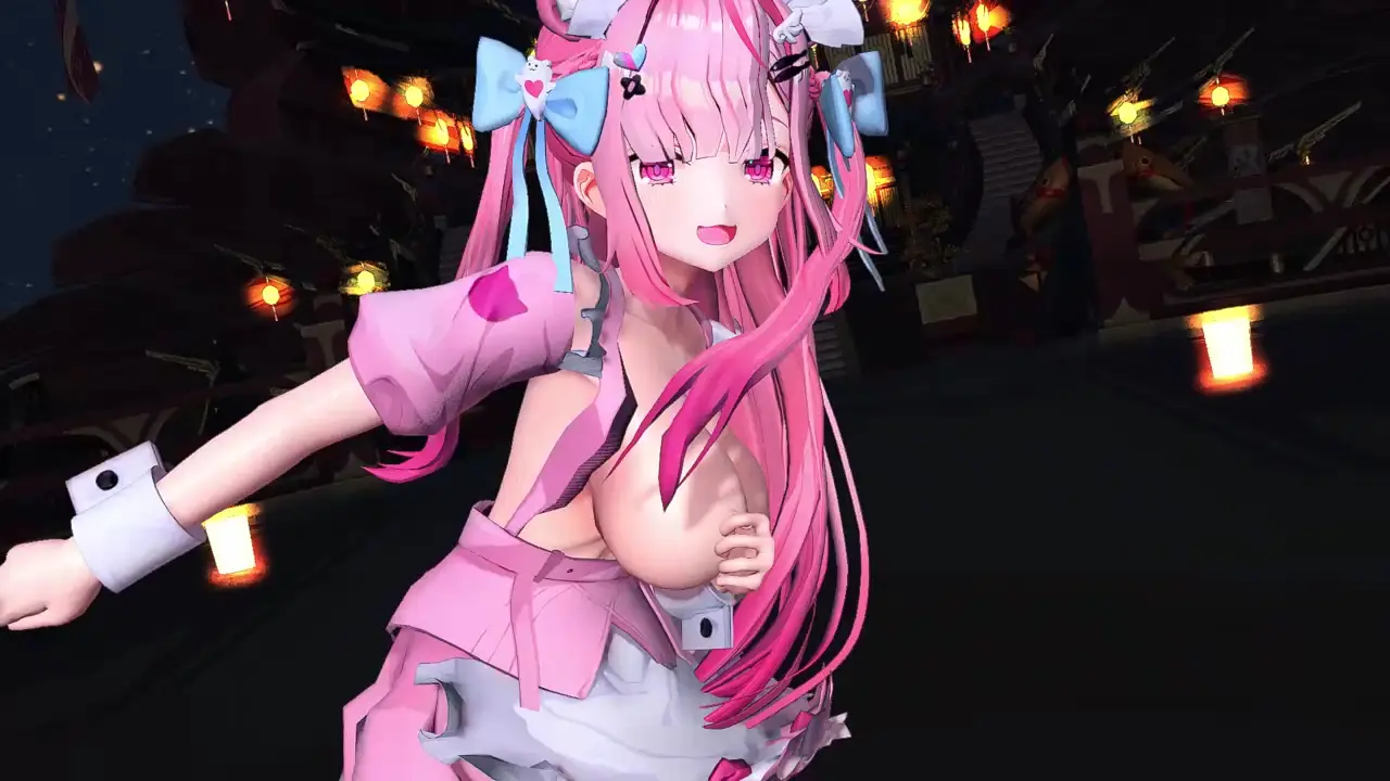 【MMD】GuIa & hoI в новом видео 結城さくな／ELECT – Хололайв ярко