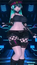 【PROJECT DIVA MEGA39's+ MOD】Hibana Topless by Murakoshi Channel