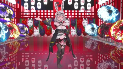 【Shy Panties Uncensored】Rabbit Hole Featuring sakamata_chloe VTuber Strip