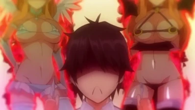 Tsubakihara Family x Damn: มินาฮากุบะ ฮาเร็มชุดว่ายน้ำริมชายหาด