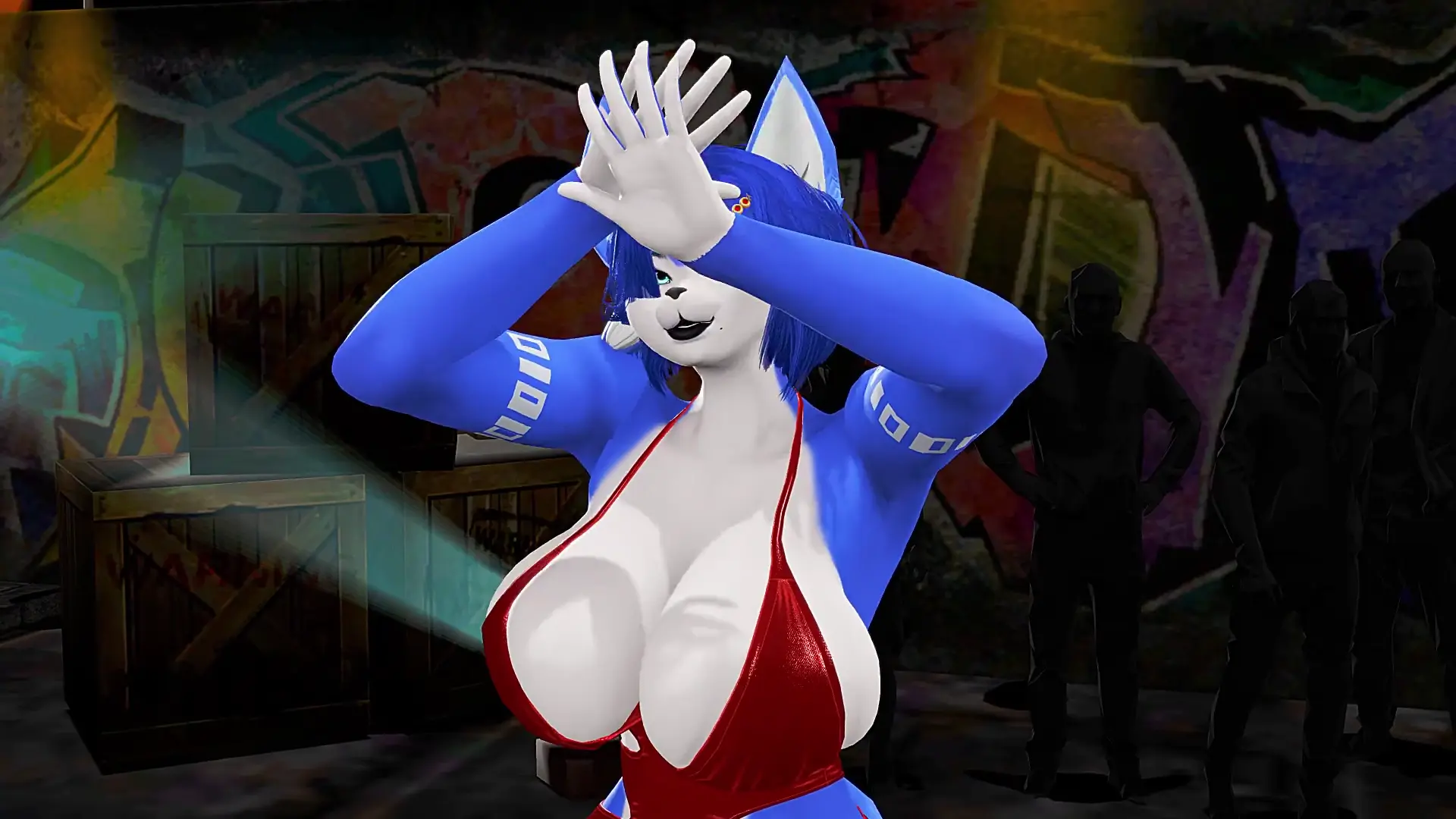 MMDファーリークリスタル ダンス｜大きな胸とお尻で魅せる