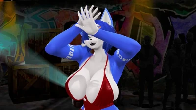 MMD Furry Krystal เต้นเซ็กซี่ | สะโพกใหญ่ อกโต สวยเย้ายวน