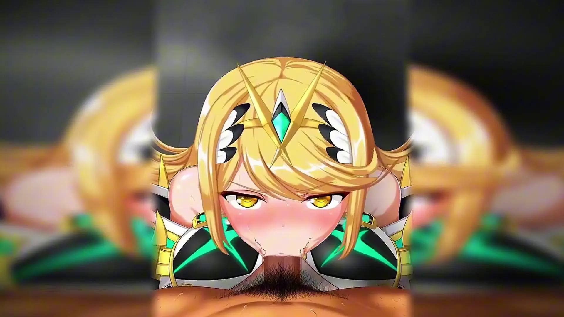 Mythra - Juno HMV Magic_JohnsenEdit | Bukkake & Oral Fun
