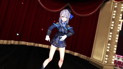 amagairk_[A]ddiction bersama 踊リ撮リV dan amagai_ruka VTuber MMD seksi
