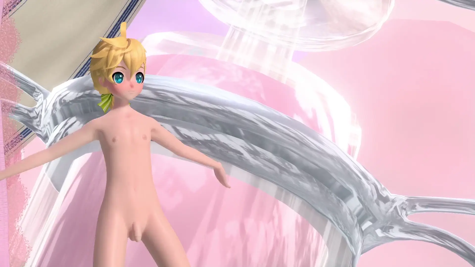🔞 鏡音レン裸體舞動 Love-Colored Ward｜Patissier Hansel MMD精選