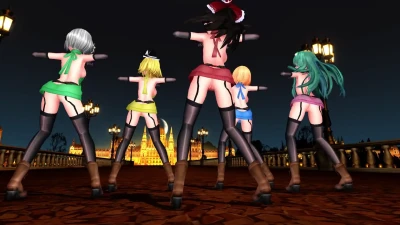 【Come Closer】Reimu, Alice & Friends Buzzing in Daring Outfits!