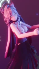 Atenção! Lâmpada de Porco Trovão Ataca com 黑见芹猫 no MMD