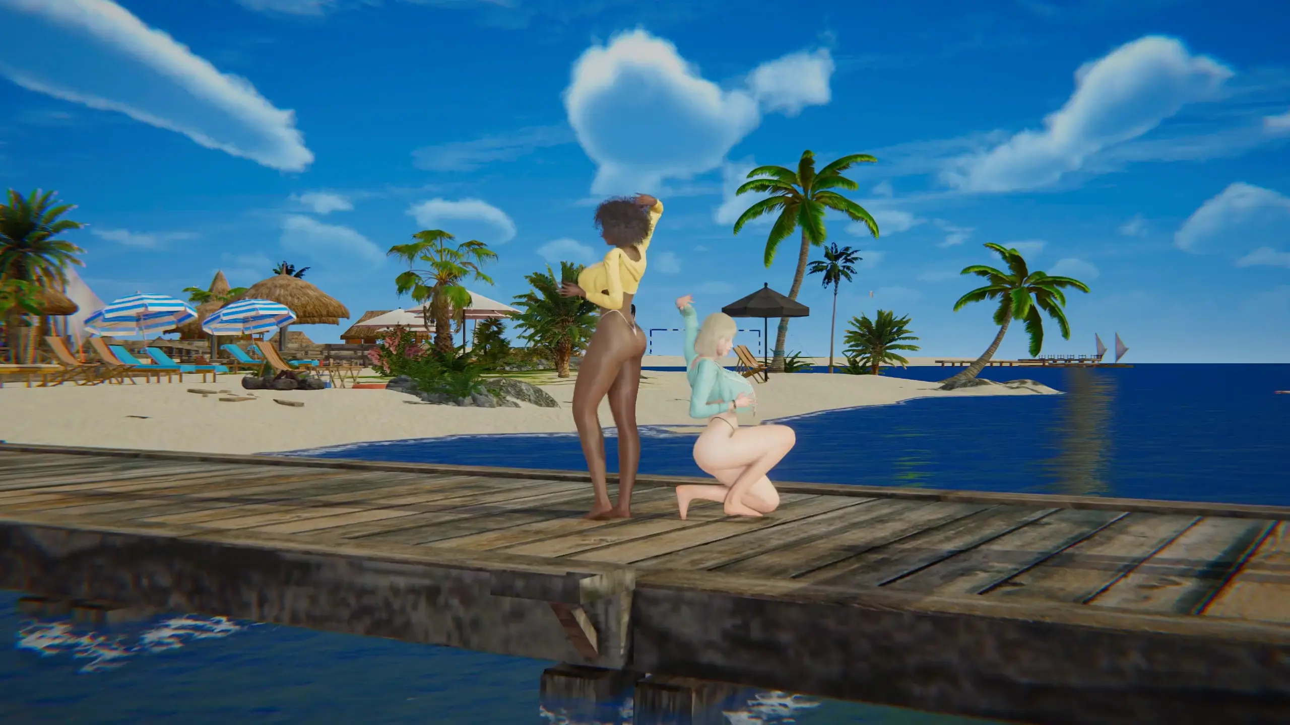 【も】Dive to Blue【HS2 MMD】Hinemosu_mmd Strip Original Character