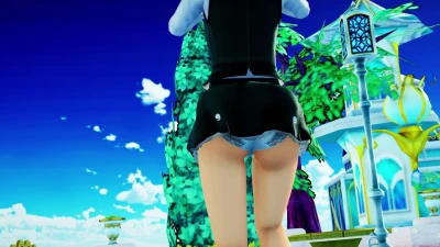 Wakame-chan Transforms Youmu for an Epic JUMP UP - touhou MMD