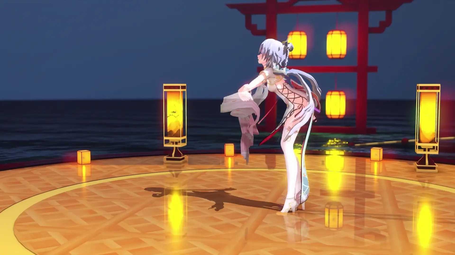 [MMD] 洛天依蝶律 by yuka457 - 中國風旗袍與白色絲襪誘惑