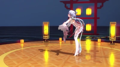 [MMD] Luo_Tianyi蝶律 โดย yuka457 - ชุดจีนสวย กับถุงน่องสีขาว