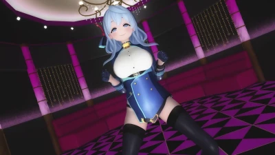 天雨アコ與pp18動感搖臀舞｜Blue Archive 成人MMD