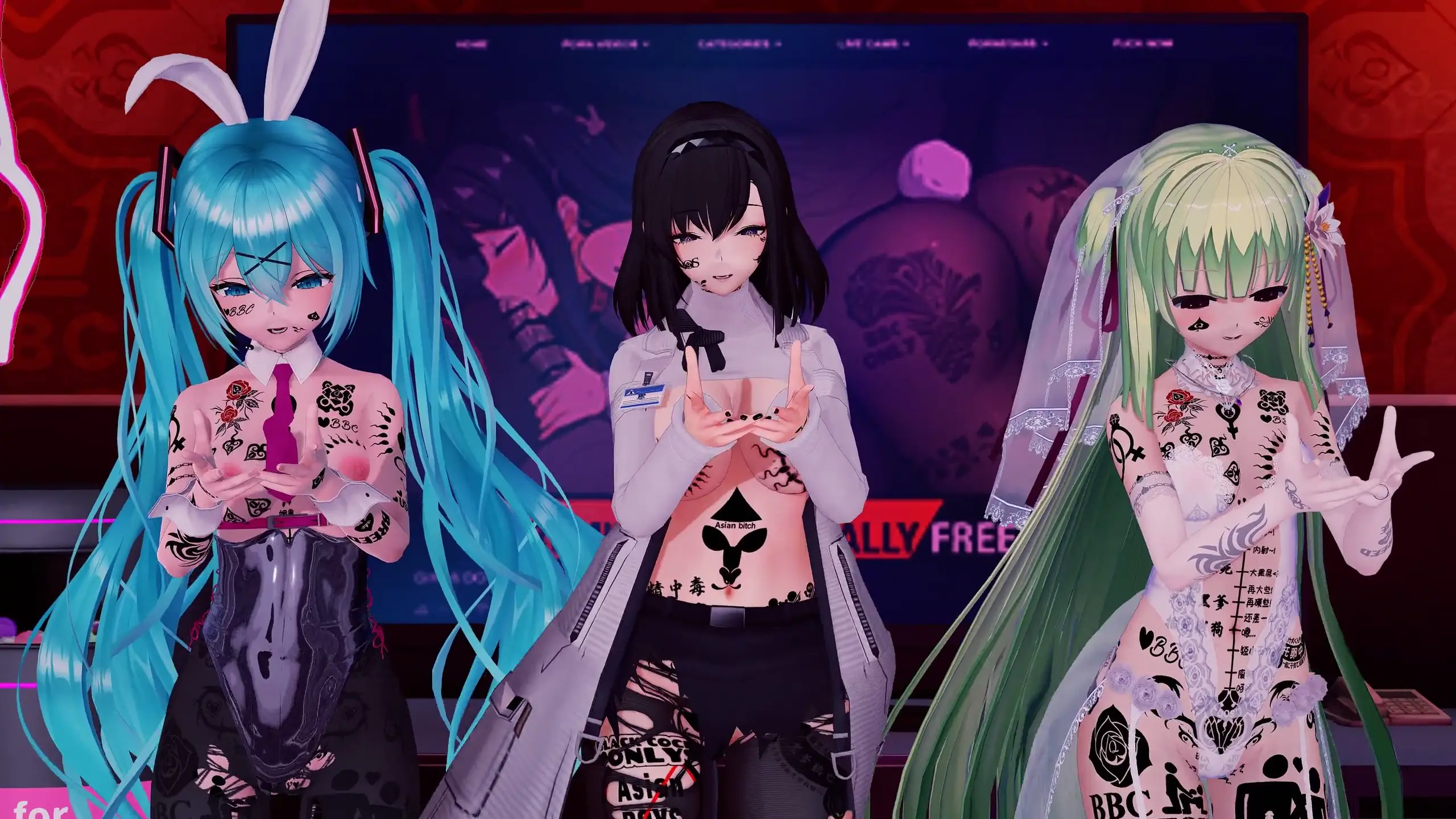 【QOS警告】Hatsune, Praises, From The Rain - Azureice Koikatsu NTR