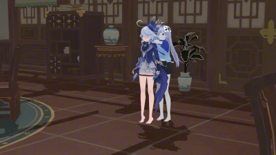 กระบวนการครอบงำ 萌菌冰雪灵 ใน【附身MMD】 ควบคุมจิตใจ Genshin Impact
