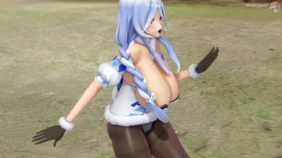 罪袋 VS ぺこらママ - Hot MMD Battle with hololive Pekomama