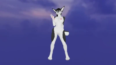 VRChat Furry Sexo MMD - DarkWolf Provocação 1440p 60fps R18 Quente