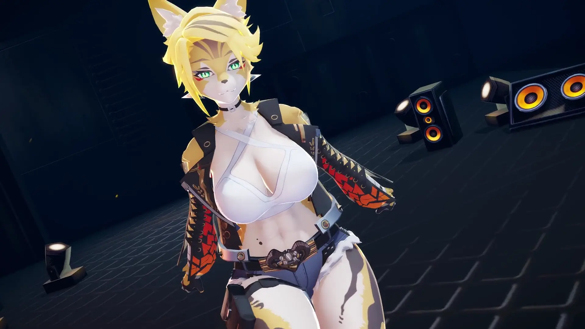Pulchra 😼 TAKEDOWN by Ratzy | Big Boobs Catgirl Dance Striptease