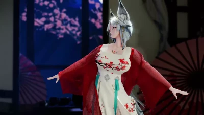 花月成双【鸣潮 & 心月狐】Stunning Blender 3D by 春风不知秋