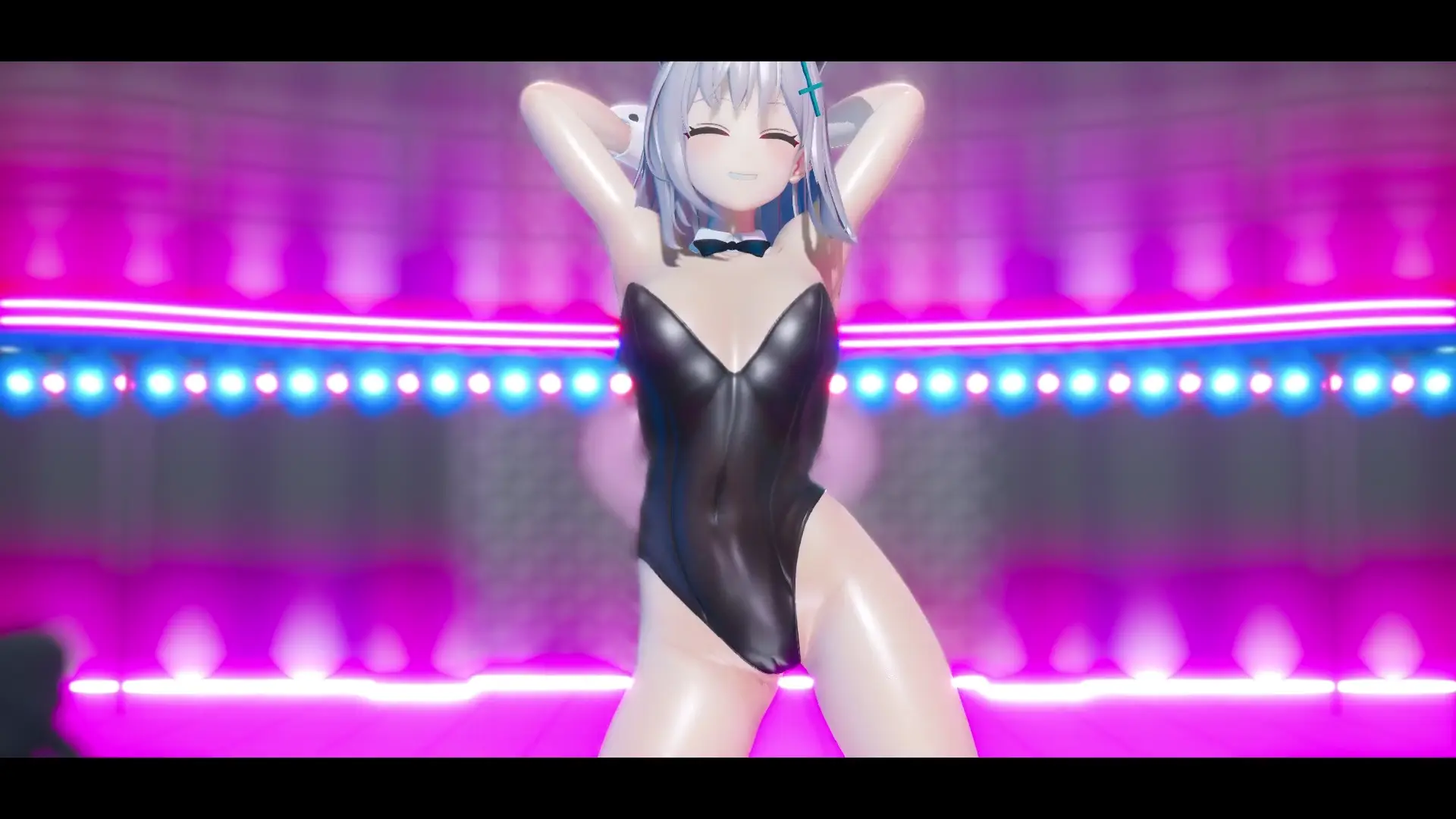 Shiroko🐰 狂野兔女郎開腿誘惑舞！Blue Archive 60fps MMD