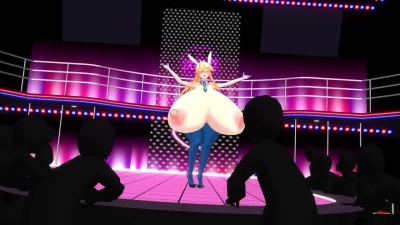 Naked Busty Bunny Artoria in a Rabbit Hole - CONTIO MMD