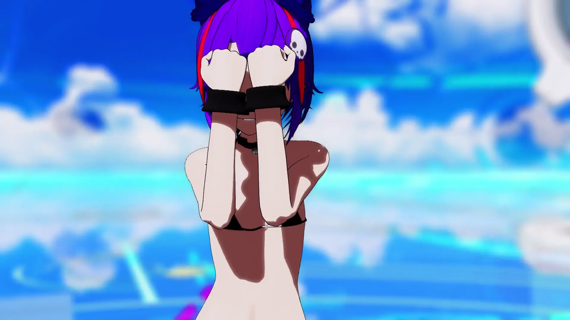 Chiiki Nemimi - Sound of Silence [CAPSULE] Desnuda en Playa Bikini