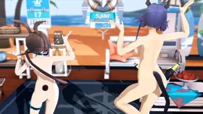 【明日方舟/MMD】Tarian Love Package Seru dengan 阿米娅, 陈晖洁 & 蟑螂公主