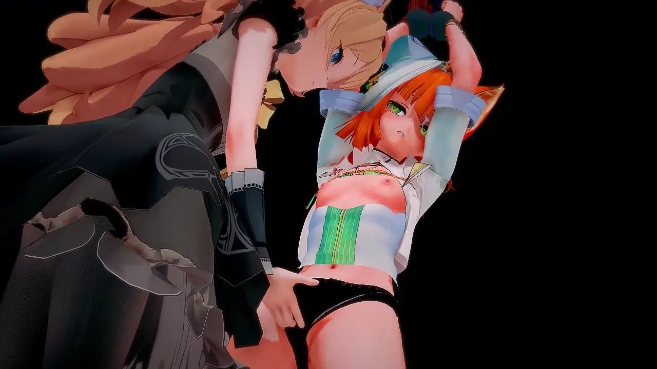 Orangy's Steamy Koikatsu Video Featuring 玛丽x莎草 from Arknights