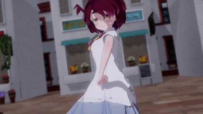 Ayo ke DEEP BLUE TOWN – RTTMMD Anime Style, Upskirt dan Panties