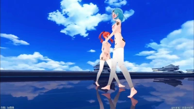 Honkai 3 R18 MMD: Tesla X Einstein Sexo Acidental com iw西琳