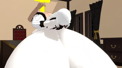 超胸超臀改修港灣棲姬與SEX｜CONTIO艦隊Collection MMD