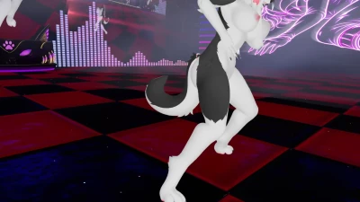 VRChat Furry MMD - DarkWolf 壞戀情 Nude 1440p 60fps
