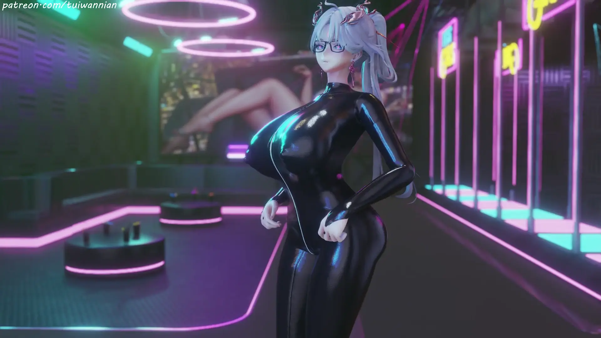 bl214布料1080【清霄】-Good-night_Kiss dari tuiwannian | Blender 3D Seksi