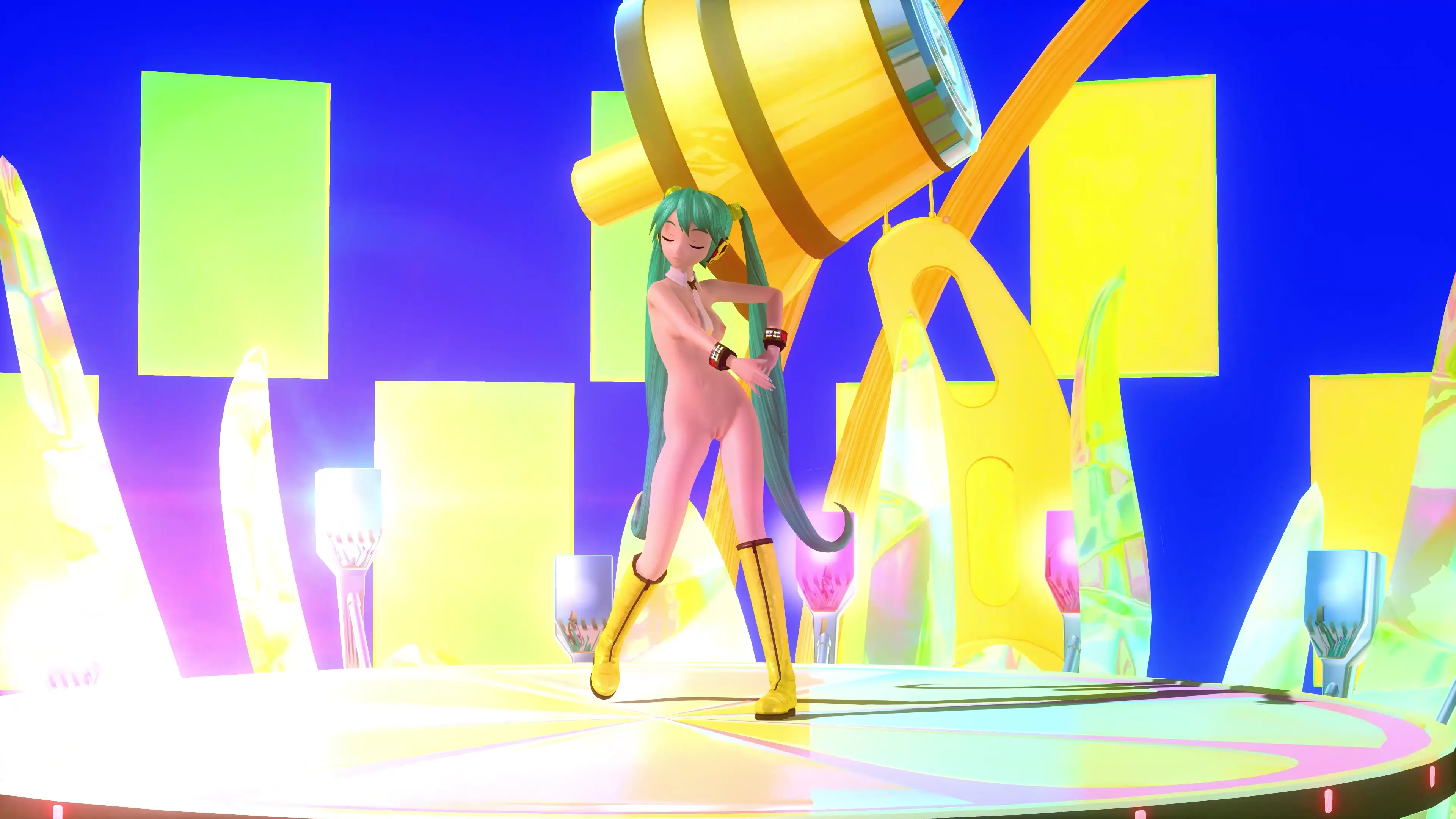 Project DIVA Mod Yellow F2nd - Nutsuki Suu Sexy Bounce 4K